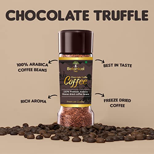 Image of Botanical sage- Chocolate Truffle instant coffee | 100% Arabica freeze dried | Flavored coffee | 100g