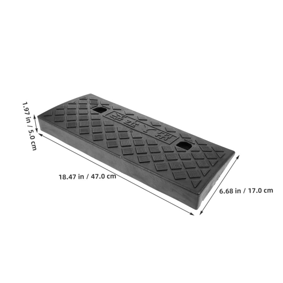 Rampe de seuil plastique portable pour fauteuils roulants - 2
