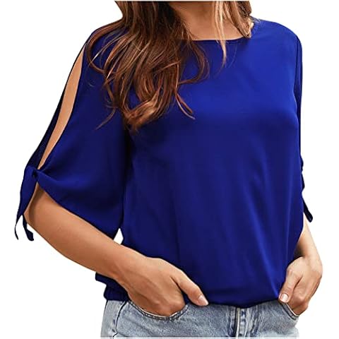 NUSGEAR - Camiseta Manga Corta Mujer Verano Moda Cover