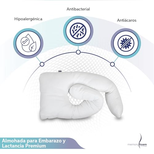 Accesorios Y Decoración, Home almohada embarazada Marca Memory Foam (2)