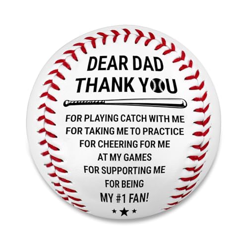 Fathers Day Baseball Dad Gifts from Daughter Son - Fathers Day Baseball for Dad Who Wants Nothing, New Dad Gif ts for Men Daddy Papa, Birthday Gifts Ideas for Daddy, to My Father Gif t for Christmas
