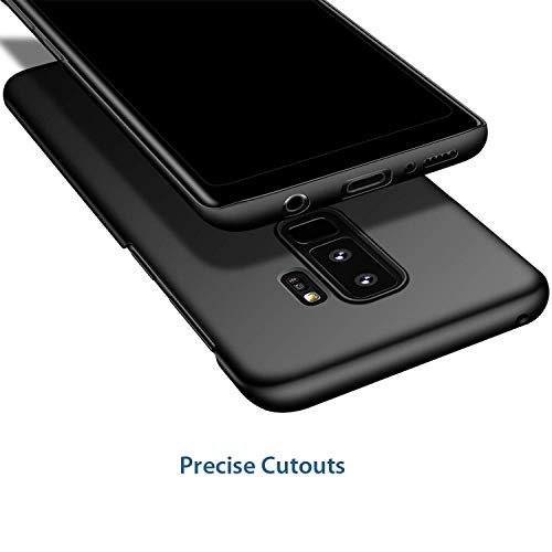Image of Mobile Back Cover Case for Samsung Galaxy S9 Plus (Silicone Case|CameraProtection|Black SC1510)