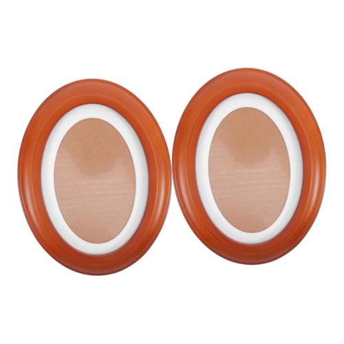 Luxshiny 2piezas Marcos De Fotos Ovalados Para Pared De Diseño Vintage Para Decoración De Hogar Exhibición De Recuerdos y Arte De Marco Interior Exterior