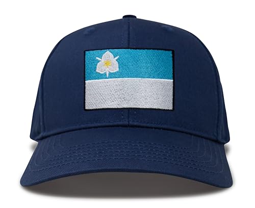 Image of International Tie City Hat for Men and Women, Adjustable Snapback Trucker Baseball Cap with Embroidered Patch