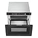 COSMO COS-12MWDBK-NH 24 in. Haven Collection 1.2 cu. ft. Built-in Microwave Drawer, 1000W, Touch Controls, Defrosting Rack in Matte Black