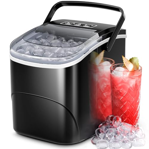 Ice Makers Countertop with Bullet Ice 9 cubes in 6 min