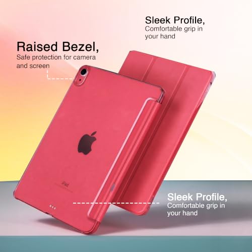 Image of MOCA Case for iPad (A16) 11th Generation 11 Inch 2025 10th Generation 2022 iPad 10.9 Inch Slim Stand Hard Shell Back Protective Smart Cover for 10.9 inch iPad 10th Gen 2022 Release A2696 A2757 A2777