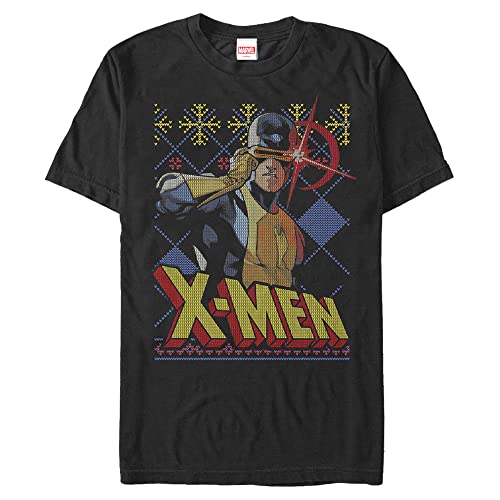 T-shirt Marvel Cyclope noir 3XL au design imprimé vintage
