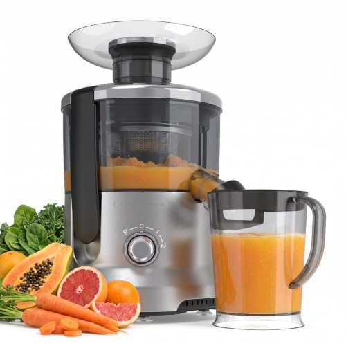 DUMOS Juicer Machines, Centrifugal Juice Extractor for Fruits & Vegetables