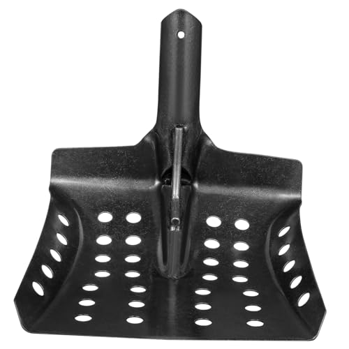 Yardwe Pala De Metal para Tamizar Barro y Desagües, Herramienta Portátil Resistente Corrosión, Adecuado para Limpieza De Pozos De Aguas Residuales y Alcantarillas