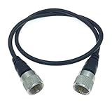 RedYutou cb Antenna Cable UHF(M) Dual Male (3.3 feet/100cm) RG58 Coax for HAM & CB Radio,Antenna Analyzer,Dummy Load,SWR Meter Short Wave Radio - HF, VHF, UHF