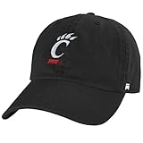 University of Cincinnati Bearcats Team Logo Official Collegiate Dad Cap - The U18 Adjustable Relaxed-Fit Hat with Team Logo, Black
