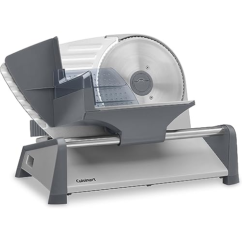 Cuisinart FS-75B Kitchen Pro Deli Food Slicer, 7.5-Inch Blade Bundle with Cuisinart Classic Nonstick Edge 6\" Chef\'s Knife and Deco Gear Food Grade Kitchen Safety Cut Resistant Stretch Fit Gloves