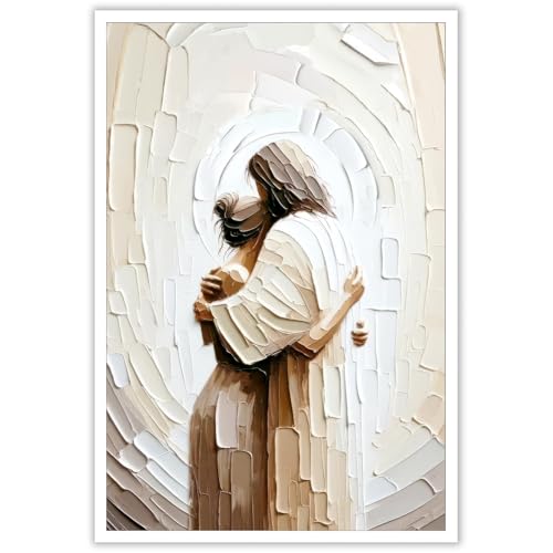 Jesus Embracing Woman Poster KYHLHS