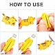 Comioke 8 STÜCKE Tiere Kabel Tiere Kabel Silikon Protector bisse Ladekabel Saver USB Ladekabelschutz Kompatibel mit iPhone/Android