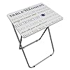 Home basics tt39161 tv tray table 190 x 150 x 260 white  urban country home decor