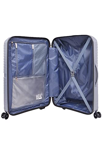 American Tourister Check in Luggege AMT Airconic 67cm Polypropylene Hard Spinner Trolley Suitcase Grey