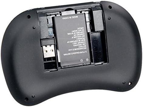 Rii I8 2014 Mini 2.4ghz Black Plastic Wireless Keyboard Mouse Combo with Touchpad
