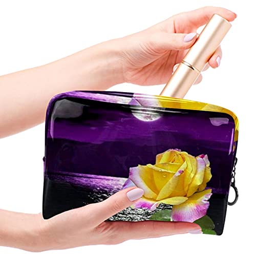 Trousse à maquillage mandala vert grand vanity de toilette et rangement maquillage