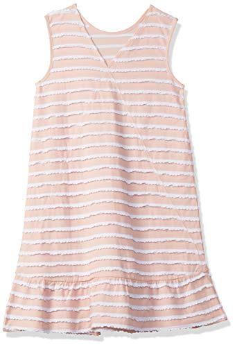 Image of United Colors of Benetton Girl's Cotton Blend a-line Knee-Length Casual Dress