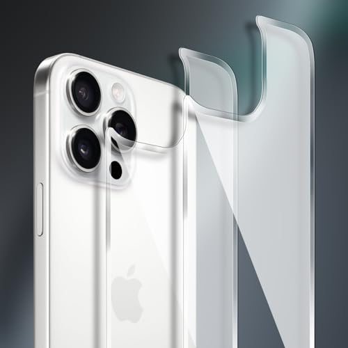 Shacoryze for iPhone 16 Pro Back Glass Protector (2-Pack), iPhone 16 Pro Back Screen Protector Rear Tempered Glass Crystal Clear (6.3 inch)