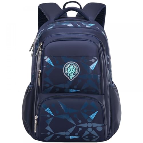 Mochila Escolar Impermeável Para Meninas Meninos Infantil Ortopédica (azul)