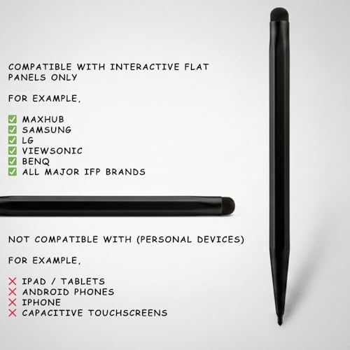 Image of Writing Pen for Digital Board /Stylus (MAXHUB /SEEWO /Samsung /LG /VIEWSONIC /BENQ /Philips) All Brand Interactive Flat Panel Compatible - 1 Qty. Non Magnetic & Shockproof