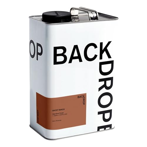 BACKDROP | Premium Interior Paint | Standard Semi Matte, Low Sheen Finish | Self-Priming, Low VOC, Green Wise Certified | GHOST RANCH – Warm terracotta | 1 Gallon