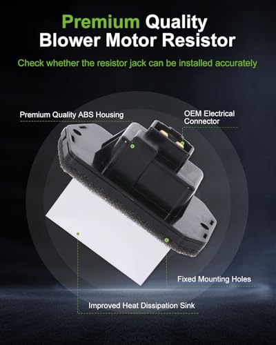 Image of Air Conditioning Heater Fan HVAC Blower Motor Resistor SCITOO Fit for 2004-2006 Acura TSX /2003-2005 Honda Accord