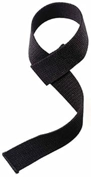 Sports Valeo Cotton Lifting Straps, Black Book