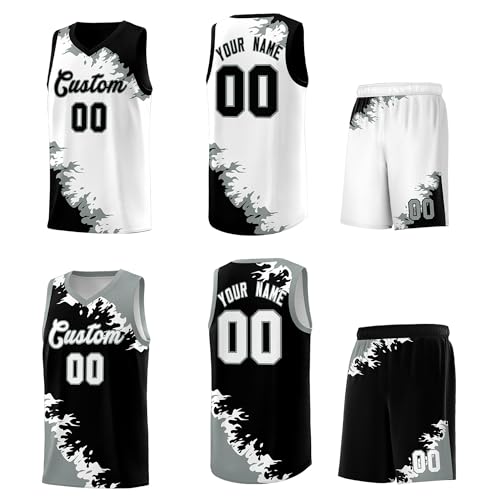 KXK Custom Reversible Basketball Jersey Women Youth Double