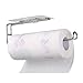 EROCY Paper Towel Holder with Adhesive Under Cabinet for Kitchen,Wall Mount & No Drilling - SUS 304 Stainless Steel