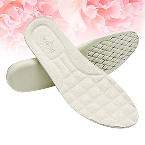 HEALLILY Sapato de Couro Insere Absorvente de Choque Palmilhas de Couro Genuíno Palmilhas Respirável