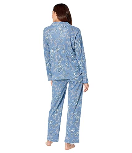 Image of Karen Neuburger Women's Petite Key Item Long Sleeve Girlfriend Printed Pj Set