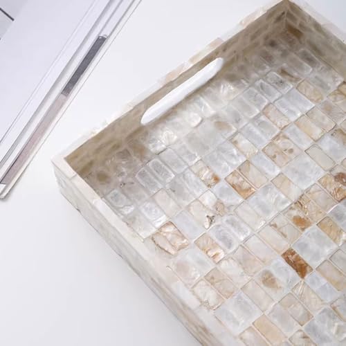 Plateau de rangement décoratif mosaïque pour thé et maison - 4