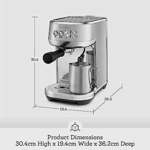 Breville the Bambino Plus Espresso Machine with Auto Milk Frother, Espresso Maker with Seconds Heat Up, Cappuccino & Latte Machine for Home, BES500BTR, Black Truffle by Breville - Image 6