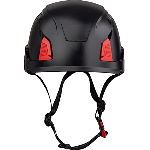 PIP Traverse Non-Vented, Industrial Climbing Helmet with Mips Technology, ABS Shell, EPS Foam Impact Liner, HDPE Suspension, 4-Point Chin Strap, ANSI II, Black (280-HP1491RM-11)