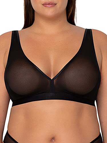 Smart & Sexy Women's Sheer Mesh Plunge Bralette