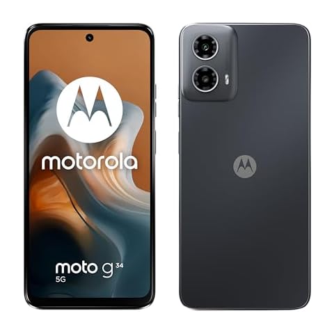 Motorola moto g34 Smartphone with 50 MP Camera Cover