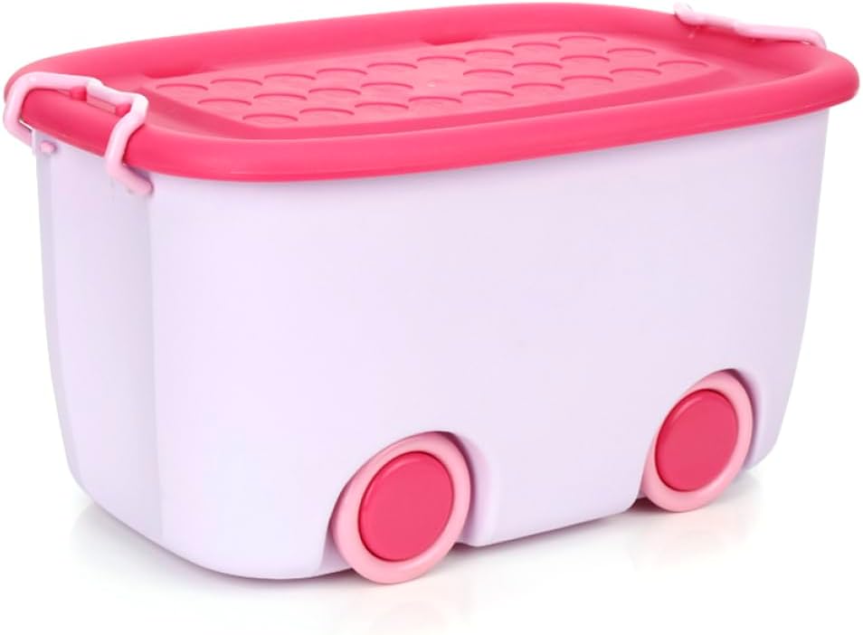 Plastic Drawer Storage Box Toy Organizer Storage Organizer Stackable Latch Box for Boys and Girls Toys Clothes Books