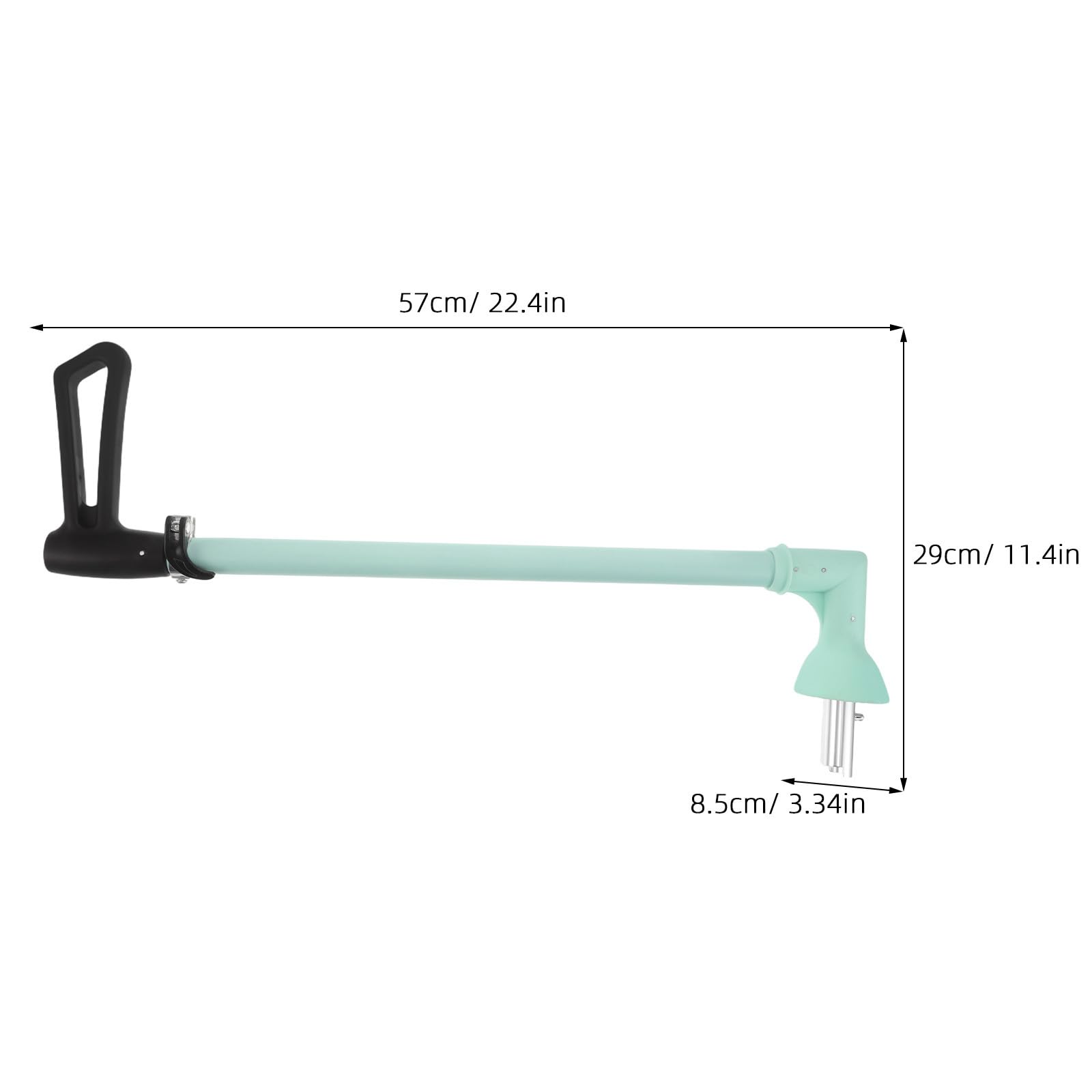 SUPVOX Tige de Rechange en Plastique pour Poussette, Trottinette Pliable, poignée de poussée, Guidon de Poussette, poignée de Traction, réparation pour bébé, pièces détachées pour Voiture