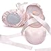 BESPORTBLE Ribbon Ballet Practice Shoes for Girls Women Lace-up Dance Slippers Lightweight Stretch Satin Sole for Beginners Professionals