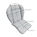 High Chair Cushion, High Chair Pad/seat Cushion/baby High Chair Cushion,soft and Comfortable,light and Breathable,make The Baby More Comfortable (gray Background Stars Pattern)