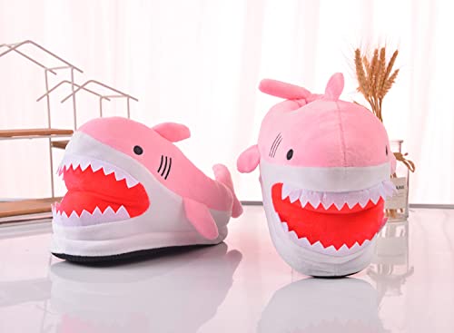 Shark Slippers, Shark Slippers for Women, Shark Shoes, Whale Slippers, Plush Indoor Home Furry Slippers with Cotton Socks3