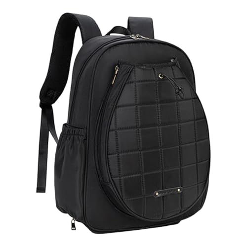 Mochila de tenis para niños de gran capacidad con compartimento para raqueta ajustable