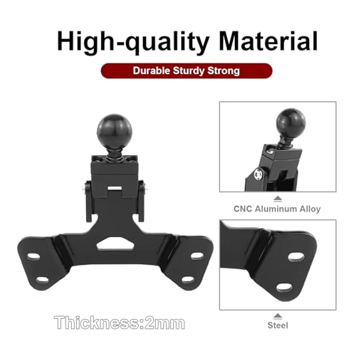 Support Plaque GPS Ducati Multistrada V4 Écran Lisible Élevé - 3