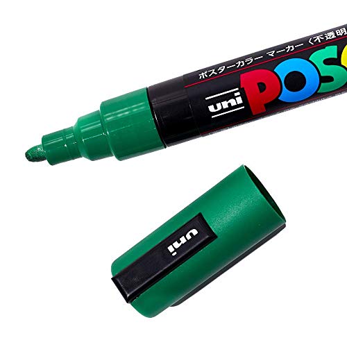 Green Posca Water Based, Non Toxic Paint Pen Marker For