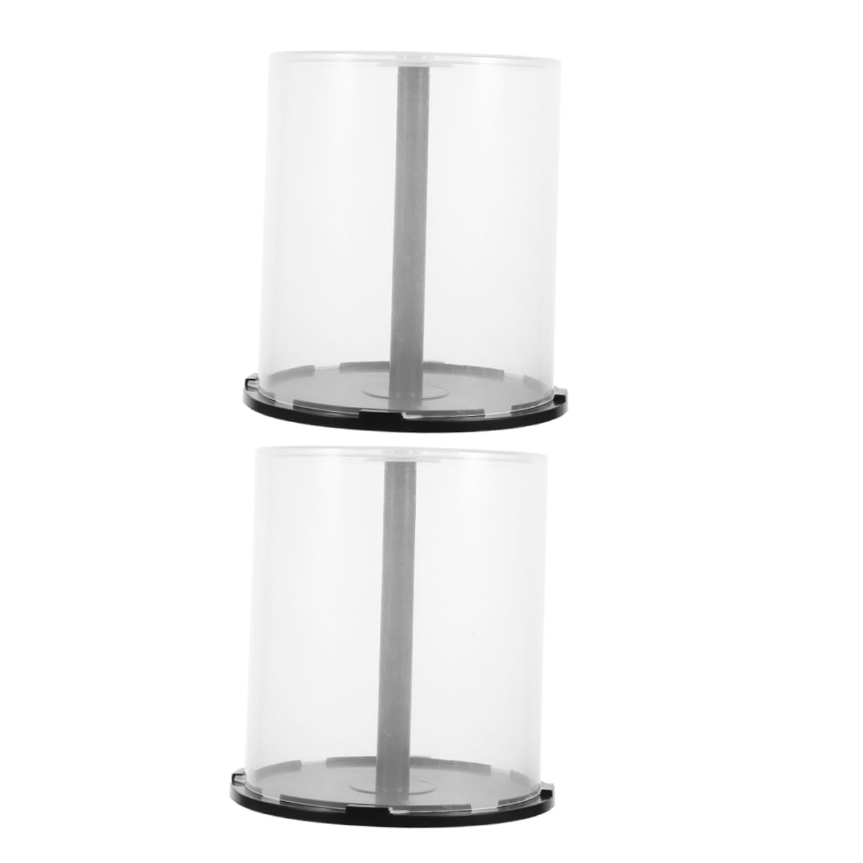 4pièces Support De Rangement Cd Dvd Transparent Plastique Organiseur De Compact Capacité Élevée Pour Protection Organisation