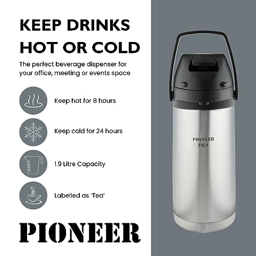 Pioneer 1.9L Stainless Steel Lever Airpot - Image 4