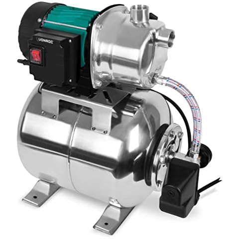 VONROC Pompe à Eau Hydrophore 1000W Cover